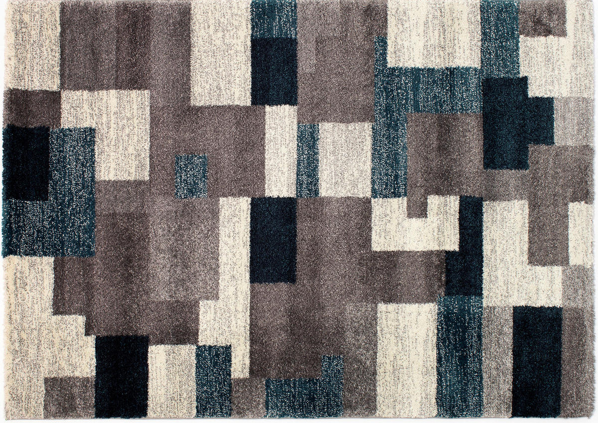 WEBTEPPICH 240/340 cm Astor Grid Grau  - Grau, Design, Textil (240/340cm) - Novel