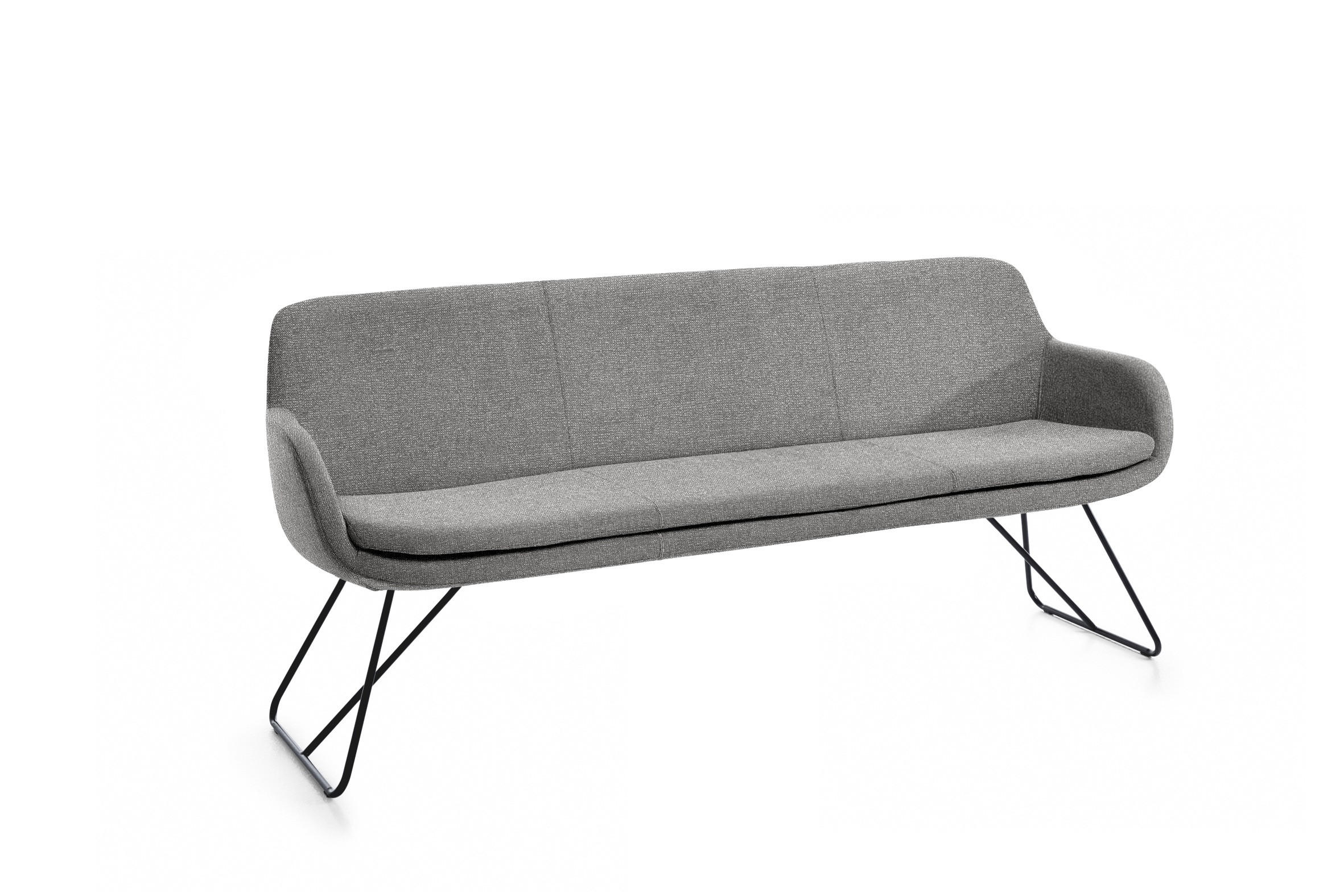 Musterring Sitzbank Tavia Grau 180x87x65 cm