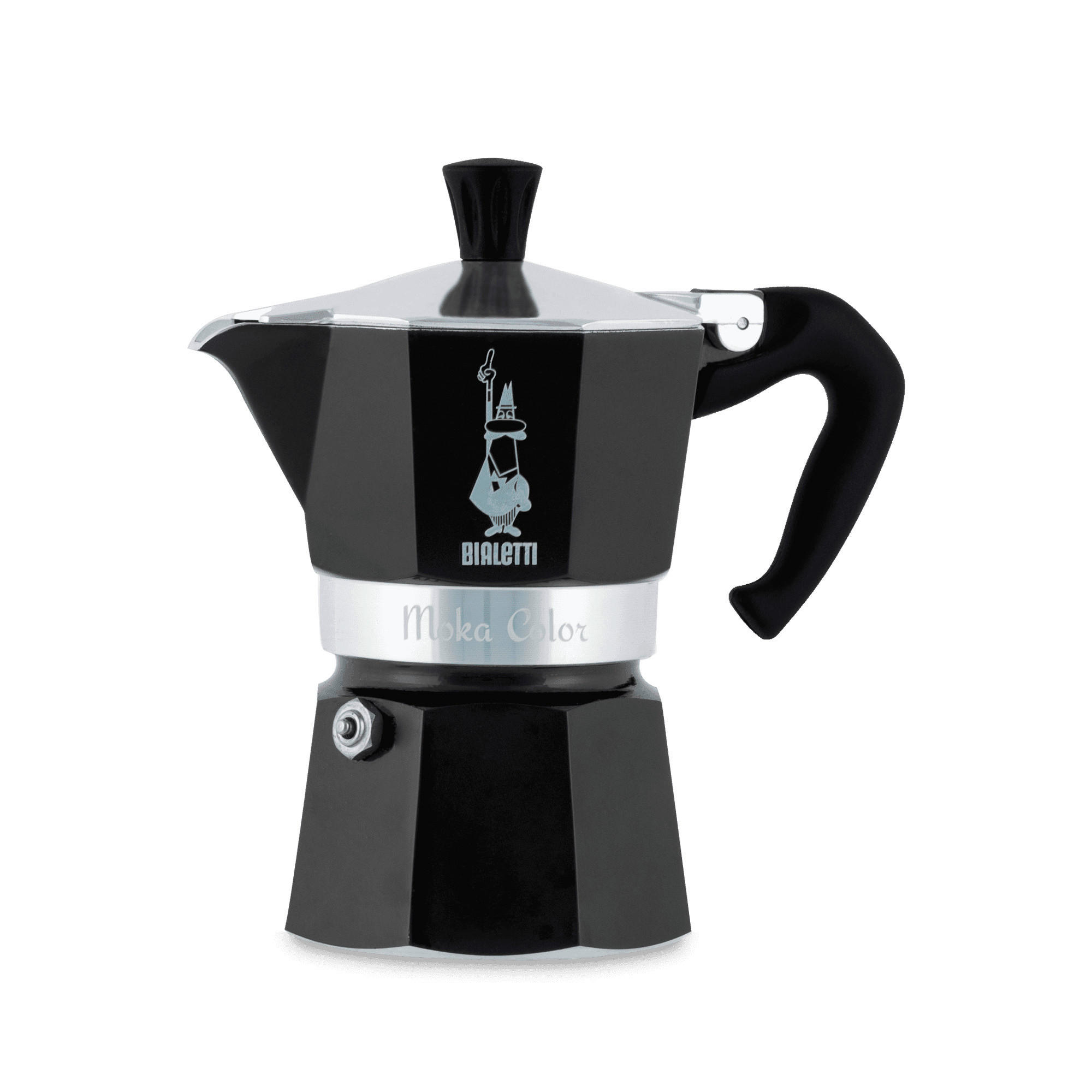 ESPRESSOKOCHER  - Schwarz, Basics, Metall (16,5/12,5/22cm) - Bialetti
