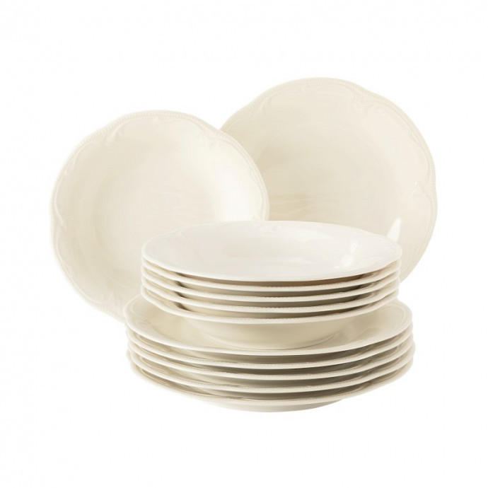 JEDILNI SERVIS  Rubin Cream  porcelan  - krem barve, Basics, keramika - Seltmann Weiden