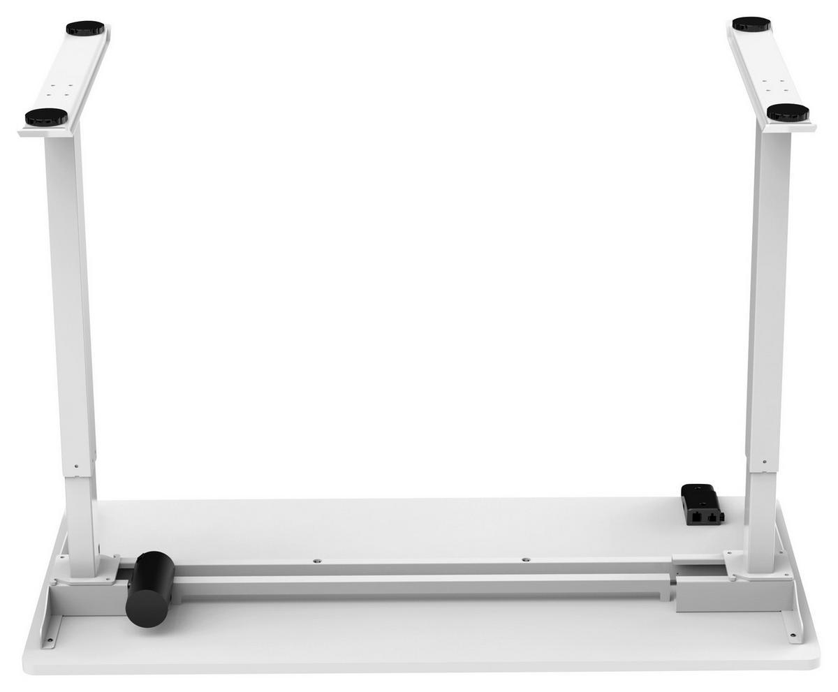 SCHREIBTISCH  in Weiß  - Weiß, MODERN, Metall (120/60cm) - Livetastic