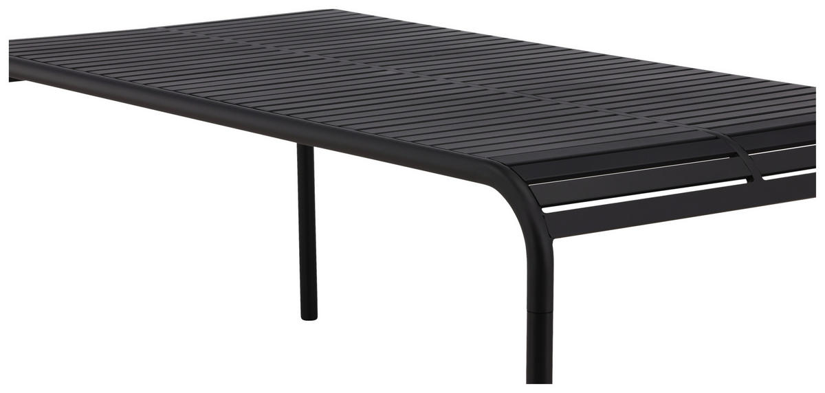 GARTENTISCH Metall Anthrazit rechteckig  - Anthrazit, Basics, Metall (200/100/75cm) - Gardenson