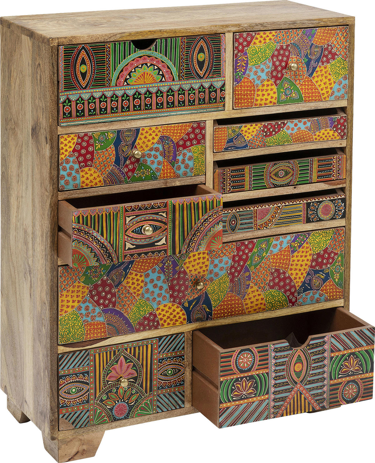 KOMMODE  in 71/90/30 cm  - Goldfarben/Multicolor, Design, Holz/Metall (71/90/30cm) - Kare-Design