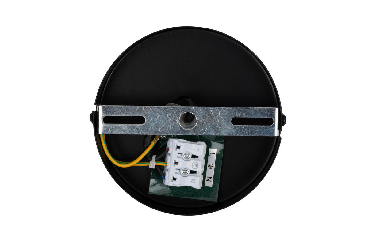 HÄNGELEUCHTE 16/120 cm   - Walnussfarben/Grau, Design, Stein/Metall (16/120cm) - Collet's Monde