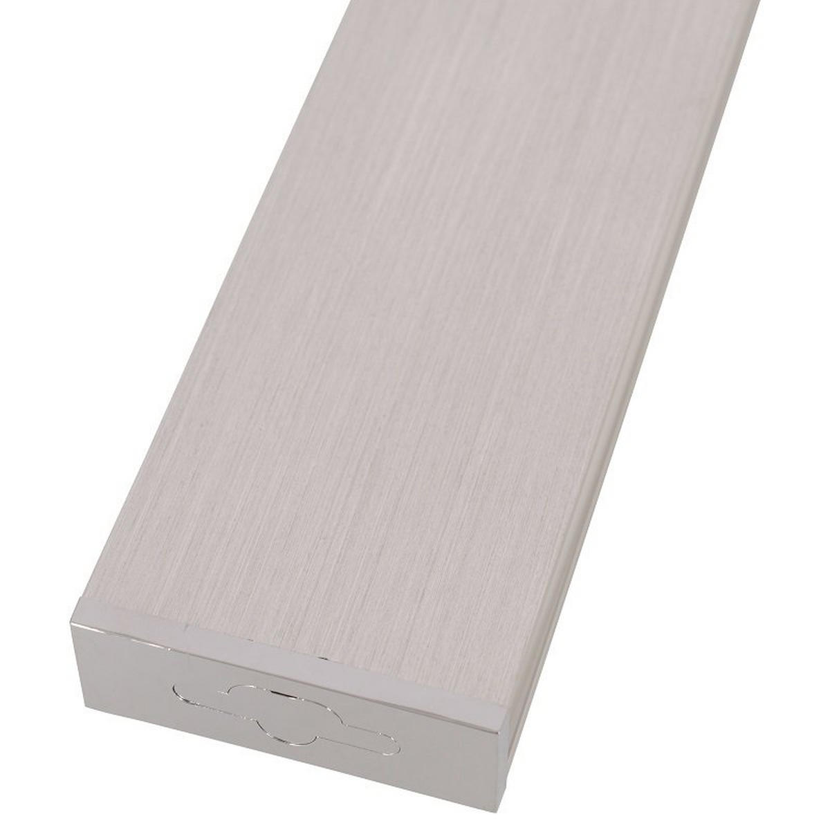 LED-WANDLEUCHTE 31,6/7/5 cm   - Chromfarben/Alufarben, Design, Kunststoff/Metall (31,6/7/5cm) - Näve