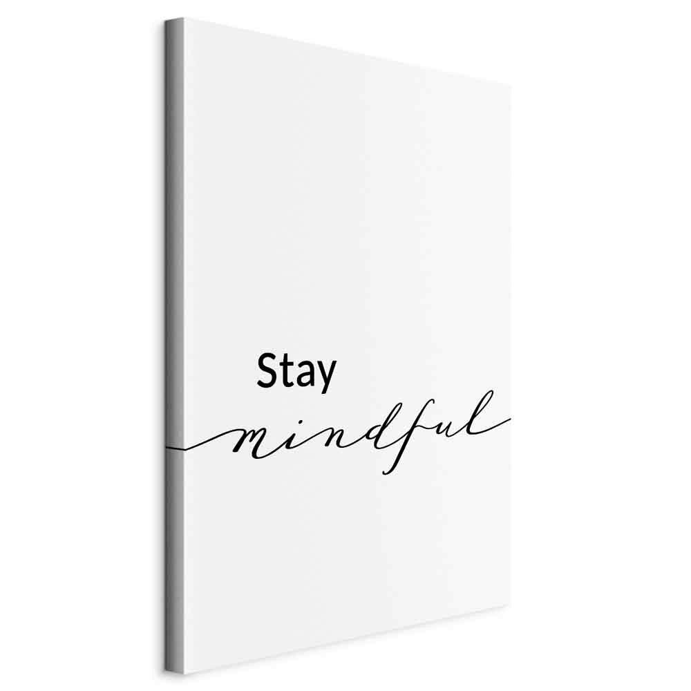 Leinwandbild Schwarz Weiß B: 60 Cm