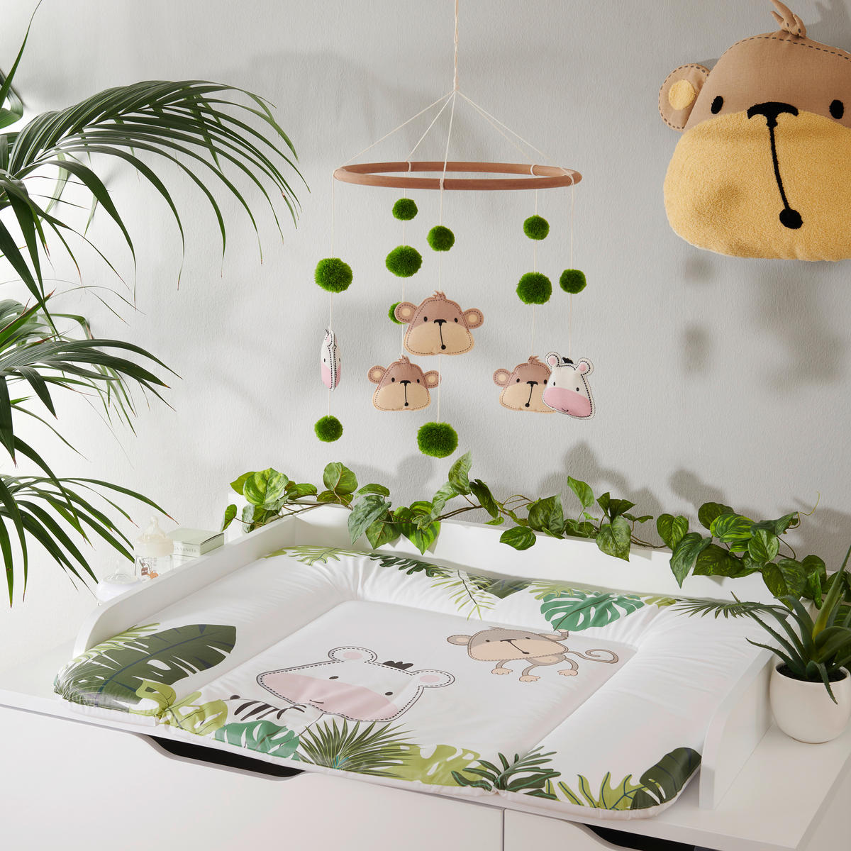 DĚTSKÝ POLŠTÁŘ, 45/45 cm - hnědá, Basics, textil (45/45cm) - Patinio