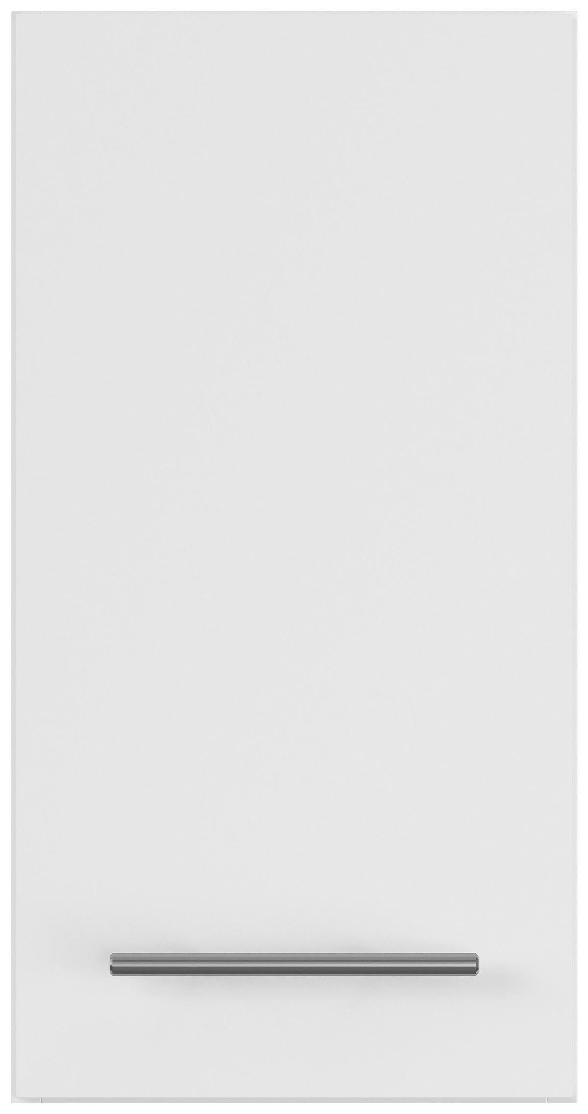 KÜCHENOBERSCHRANK 30/57,9/34,2 cm  in Weiß  - Edelstahlfarben/Weiß, Basics, Holzwerkstoff/Metall (30/57,9/34,2cm) - Impuls