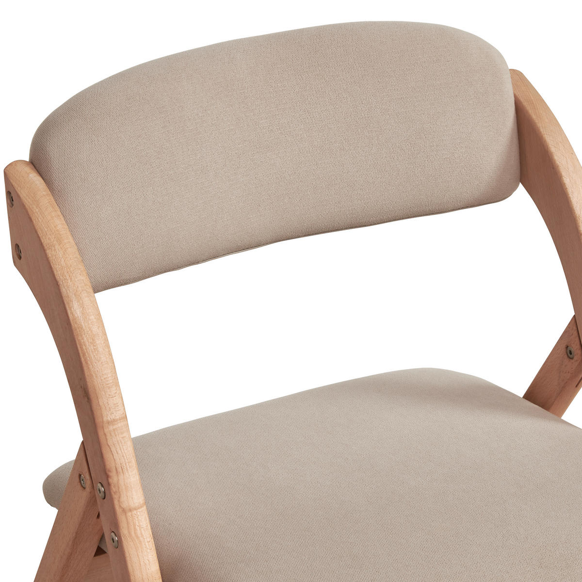 ARMLEHNSTUHL Samt  - Beige/Naturfarben, Modern, Holz/Textil (52/78/53cm) - MID.YOU