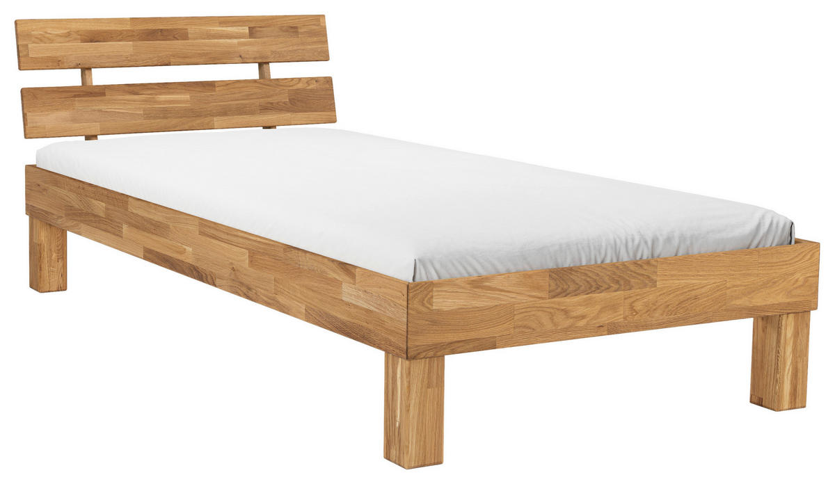 BETT 100/78 cm  in Eichefarben  - Eichefarben, MODERN, Holz (100/78cm) - MID.YOU
