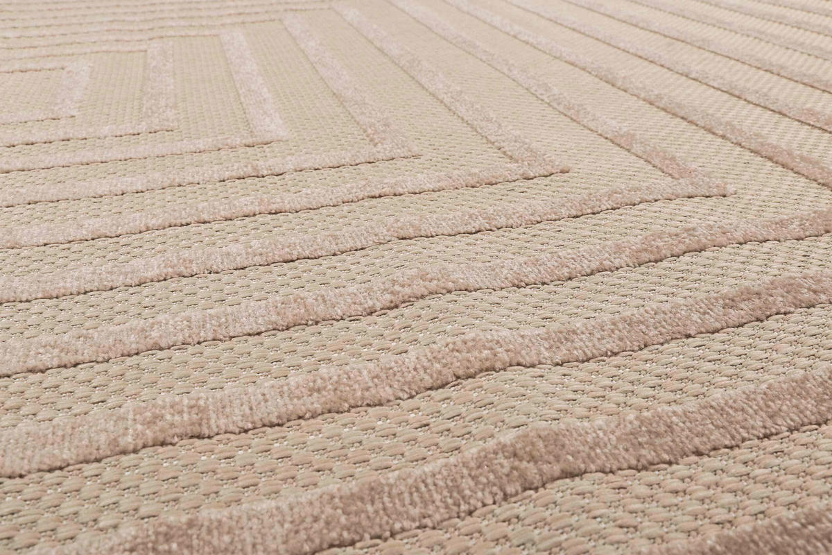 OUTDOORTEPPICH 160/225 cm Carolina Beige, Hellbraun  - Hellbraun/Beige, Design, Textil (160/225cm) - Esprit
