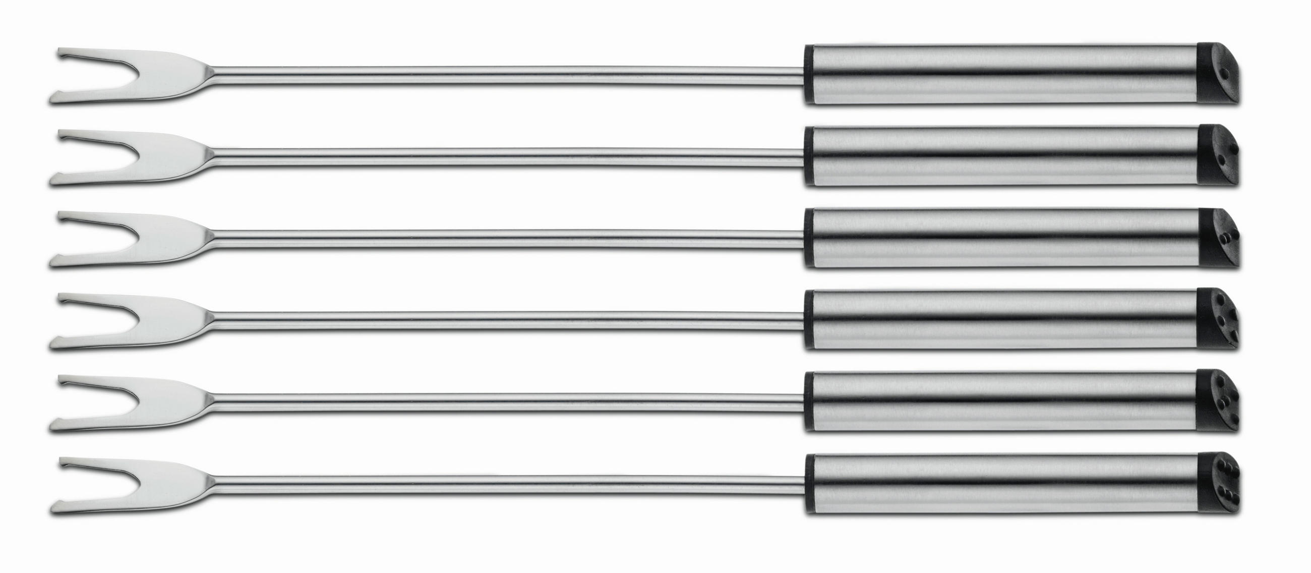 SET VILIC ZA FONDI             - srebrne barve, Basics, kovina (25cm) - Kela