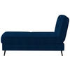 SCHLAFSOFA in Webstoff Dunkelblau  - Schwarz/Dunkelblau, Modern, Textil/Metall (205/90/92cm) - Novel