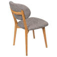 STUHL  Stoffauswahl Webstoff  Blau, Eichefarben  - Blau/Eichefarben, MODERN, Holz/Textil (51/86/60cm) - Carryhome