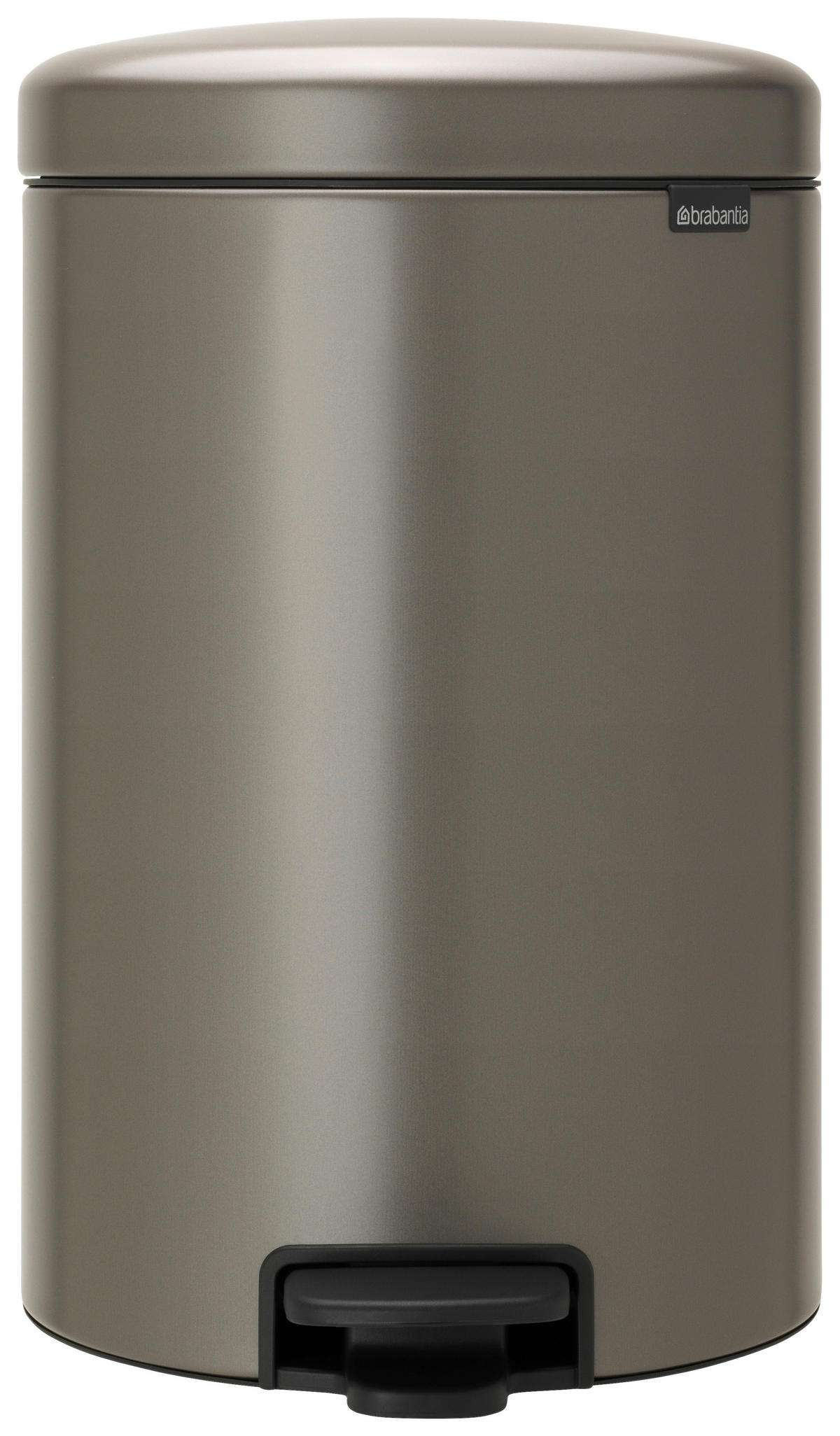 ODPADKOVÝ KOŠ  20 l - platinová, Design, kov/plast (29/46,7/38cm) - Brabantia