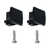 SCHIENENSYSTEM-ENDKAPPE - Schwarz, Design, Kunststoff (1,3/1,8/2,1cm) - Paulmann