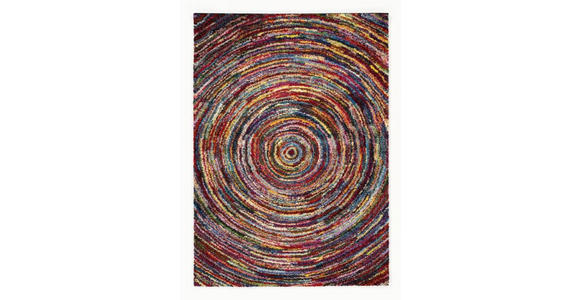 WEBTEPPICH 65/130 cm Sixteen Round  - Multicolor, Trend, Textil (65/130cm) - Novel