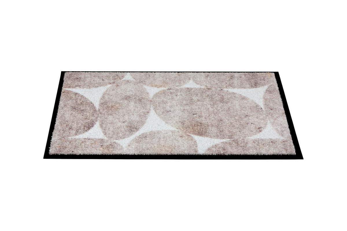 FUSSMATTE - Taupe/Beige, Konventionell, Textil (67/100cm) - Schöner Wohnen