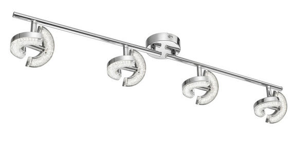 LED-STRAHLER - Weiß, Design, Kunststoff/Metall (11/78cm) - Novel