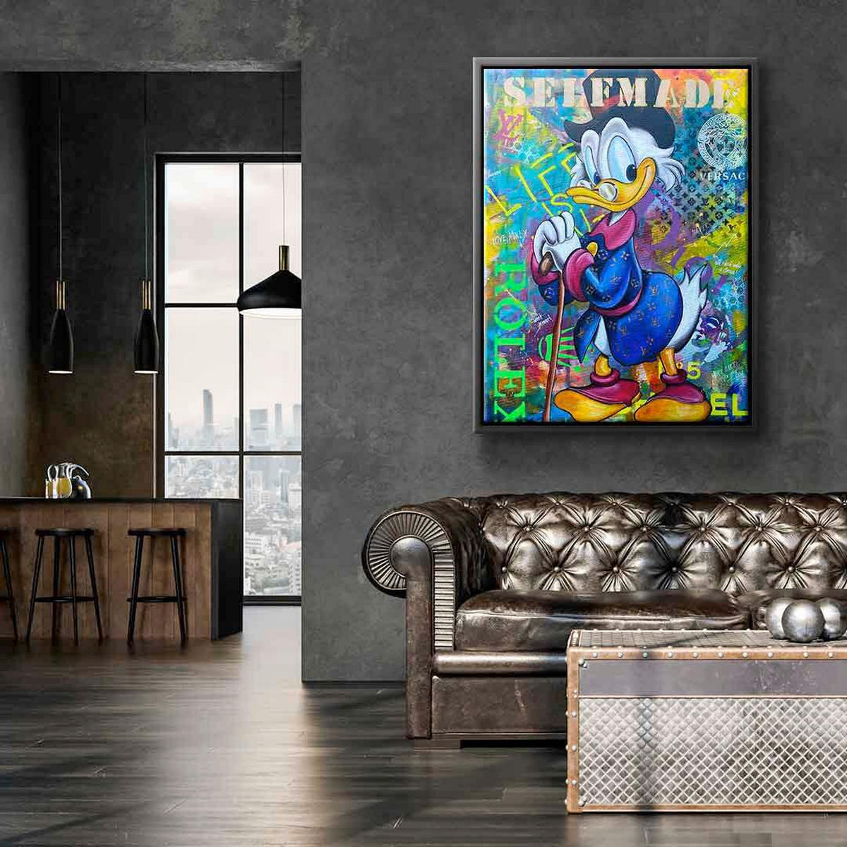 KUNSTDRUCK  - Multicolor, Basics, Holz (160x120cm)