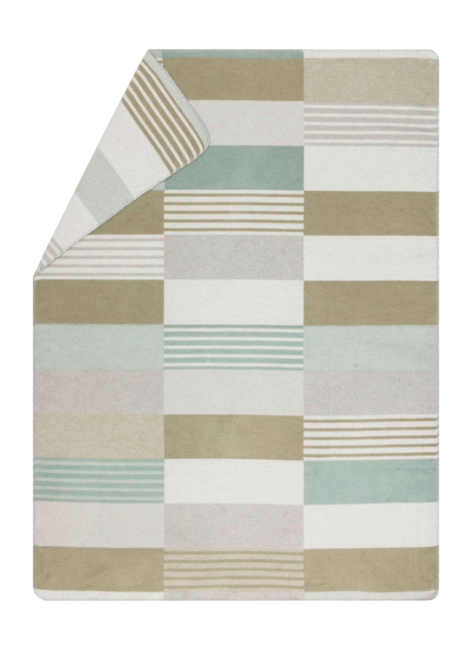 DECKE 150/200 cm  - Thymiangrün, Basics, Textil (150/200cm) - David Fussenegger