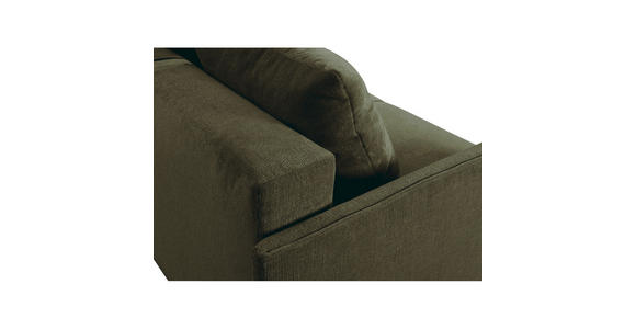 SCHLAFSOFA Chenille Waldgrün  - Waldgrün/Beige, Design, Holz/Textil (205/75/100cm) - Xora