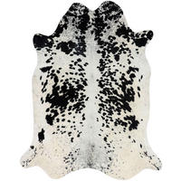 HOVĚZÍ KOŽEŠINA, 120/150 cm, přírodní barvy, černá, bílá - bílá/černá, Basics, kožešina (120/150cm)
