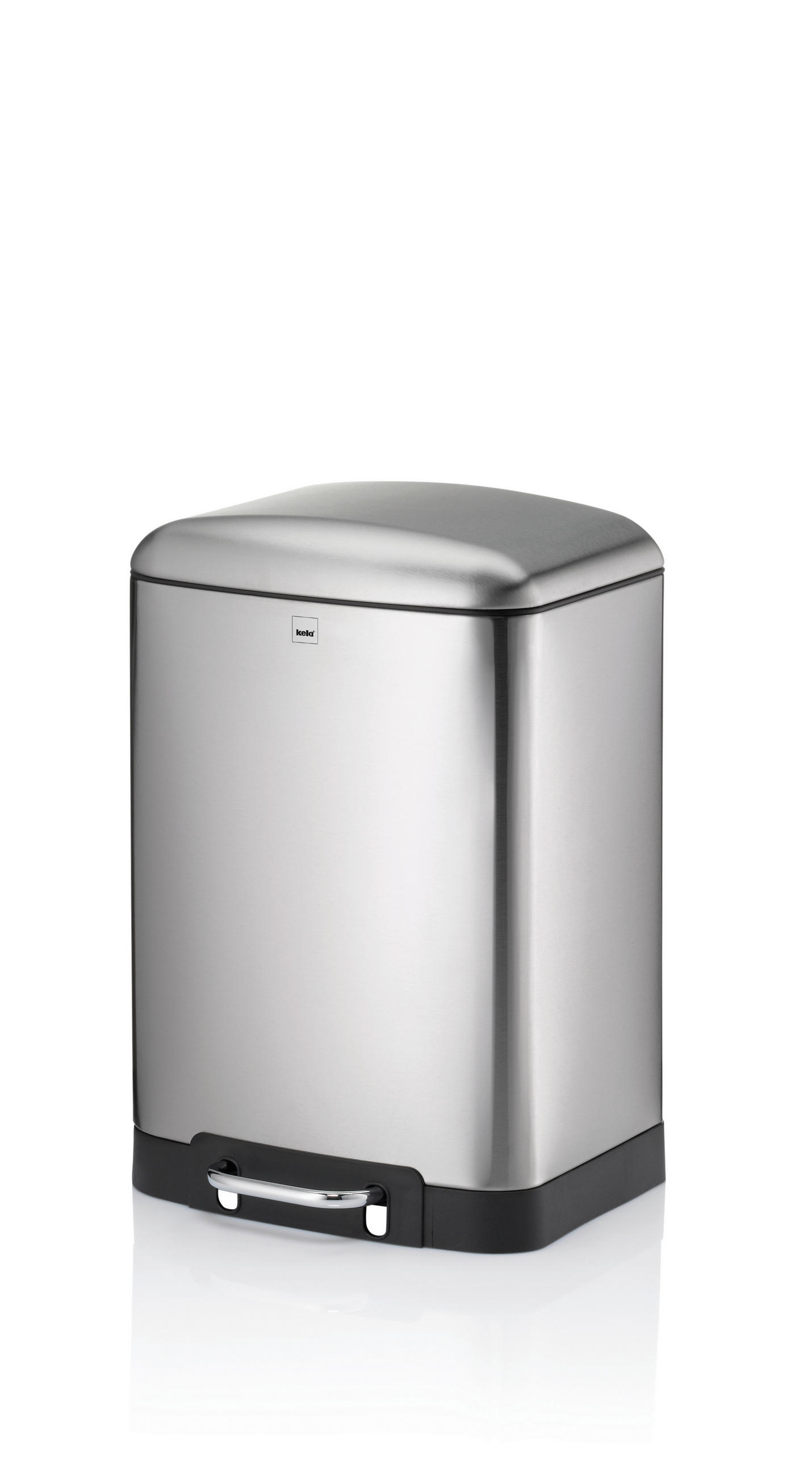 TRETEIMER 12 l  Metall  - Silberfarben, Basics, Metall (27/23,5/40cm) - Kela