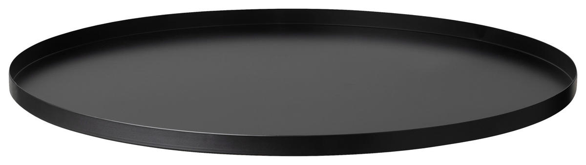 TABLETT Metall  - Schwarz, KONVENTIONELL, Metall (38/1,5cm) - Blomus