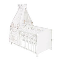 GITTERBETTSET Igelchen  - Weiß, Basics, Textil (100/135cm) - Julius Zöllner