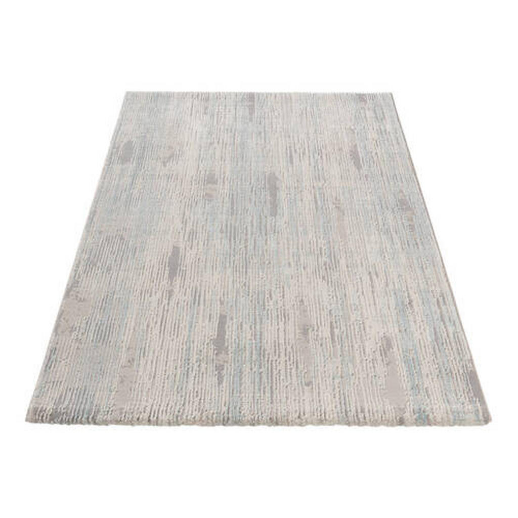 Thumbnail - Xxxl Webteppich Amatis, Blau, Textil, Abstraktes, rechteckig, 80x150 cm, Oeko-Tex® Standard 100, für Fußbodenheizung gee...