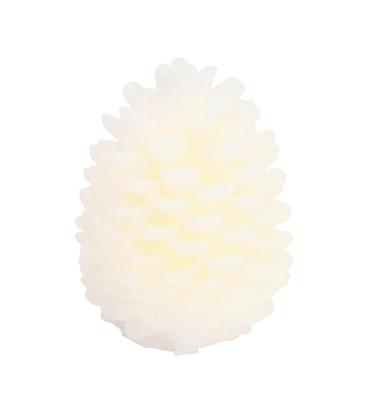 LED-KERZE  - Weiß, Basics, Naturmaterialien (14/18cm)