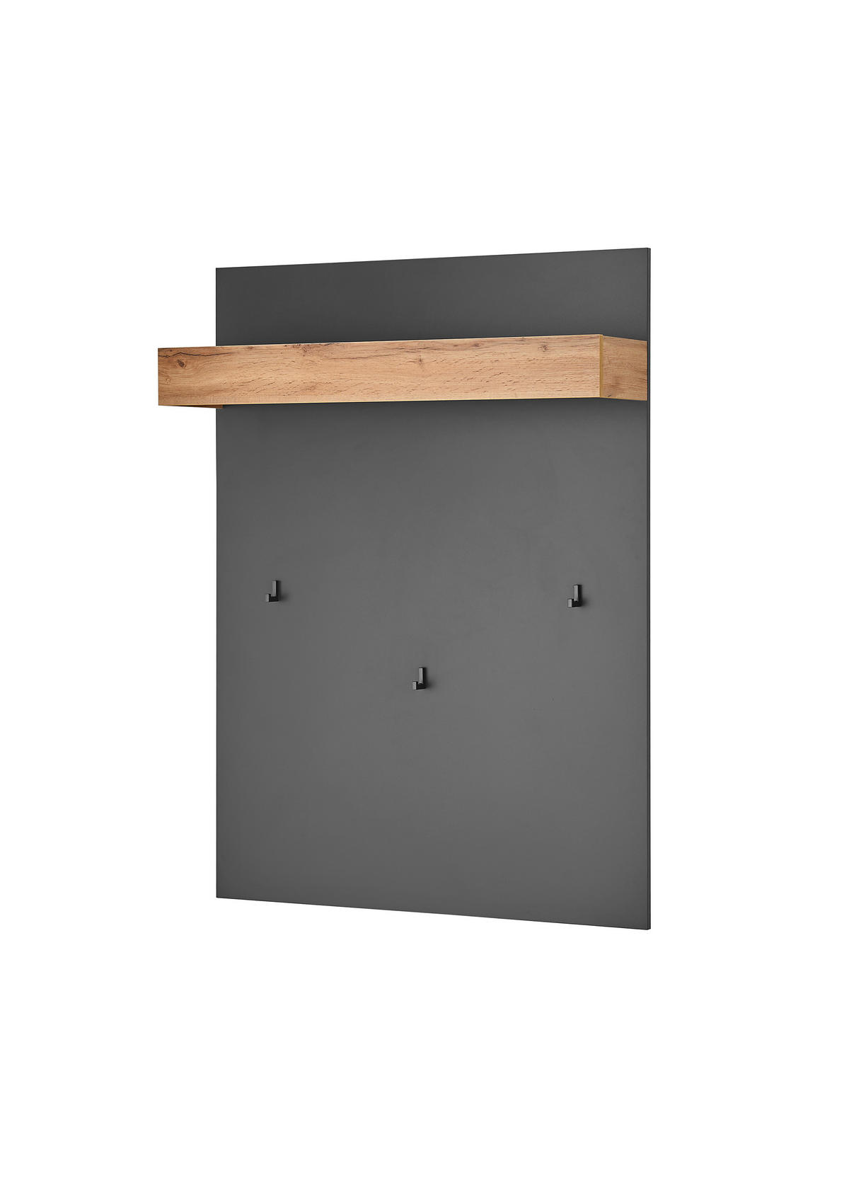 GARDEROBENPANEEL  in 100/135/25 cm  - Anthrazit/Eiche Wotan, Design, Holzwerkstoff (100/135/25cm) - Modante