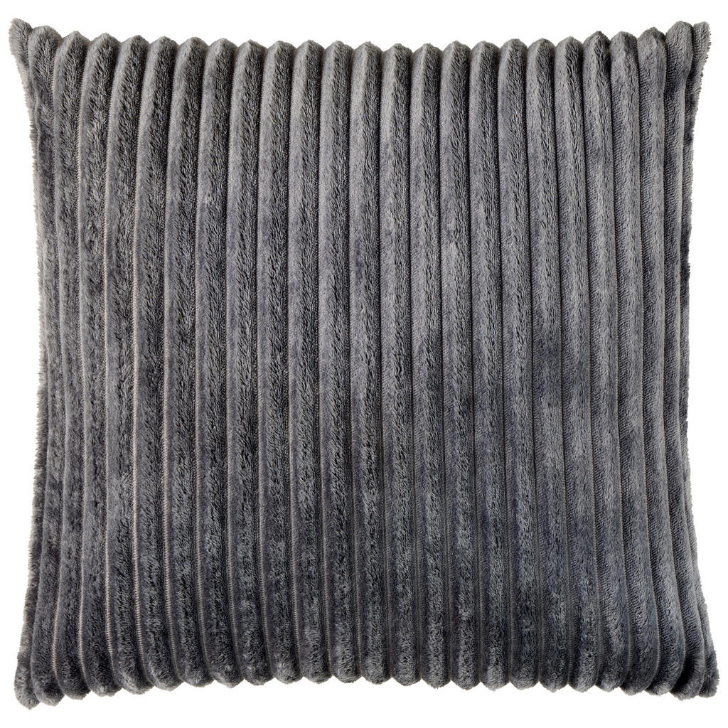 Zierkissen Sina 45x45 cm Polyester Anthrazit mit Zipp