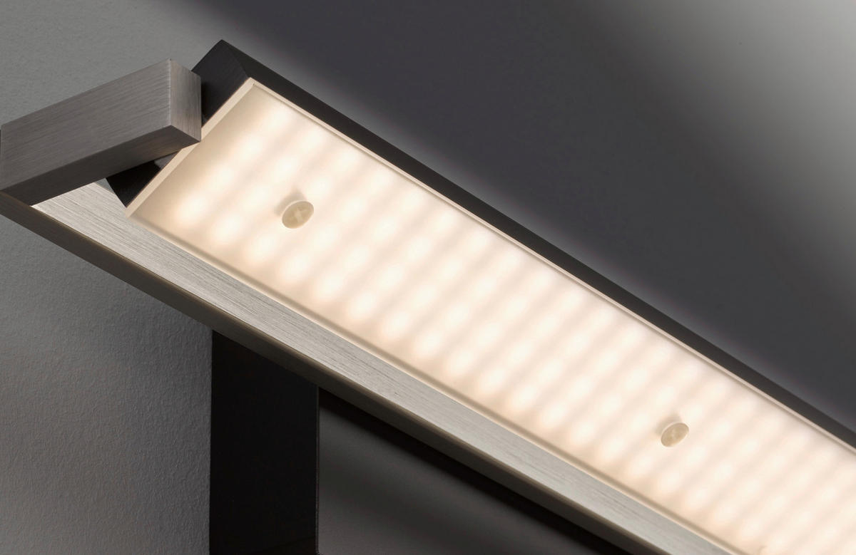 LED-WANDLEUCHTE Pare   - Schwarz/Weiß, Design, Kunststoff/Metall (10/60/11cm) - Fischer & Honsel