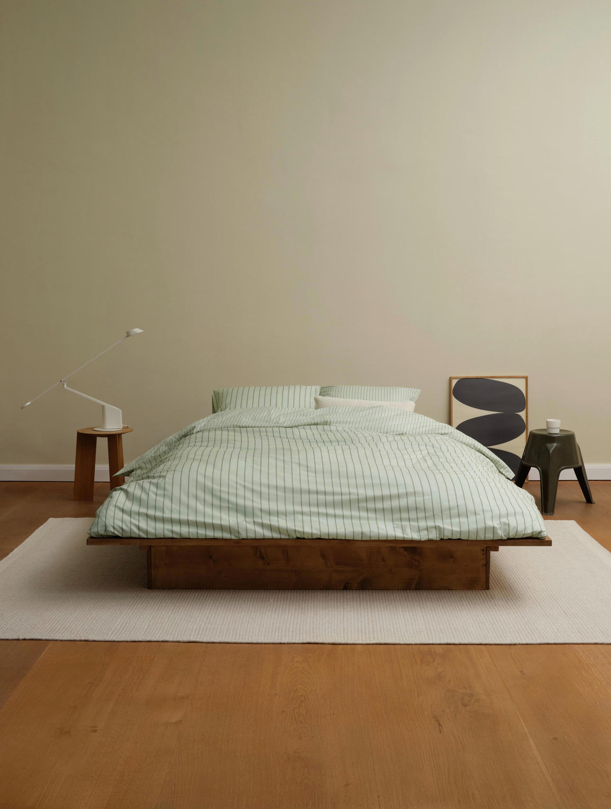 POSTELJNINA 200/200 cm perkal žajbljevo zelena  - žajbljevo zelena, Konvencionalno, tekstil (200/200cm) - Marc O'Polo