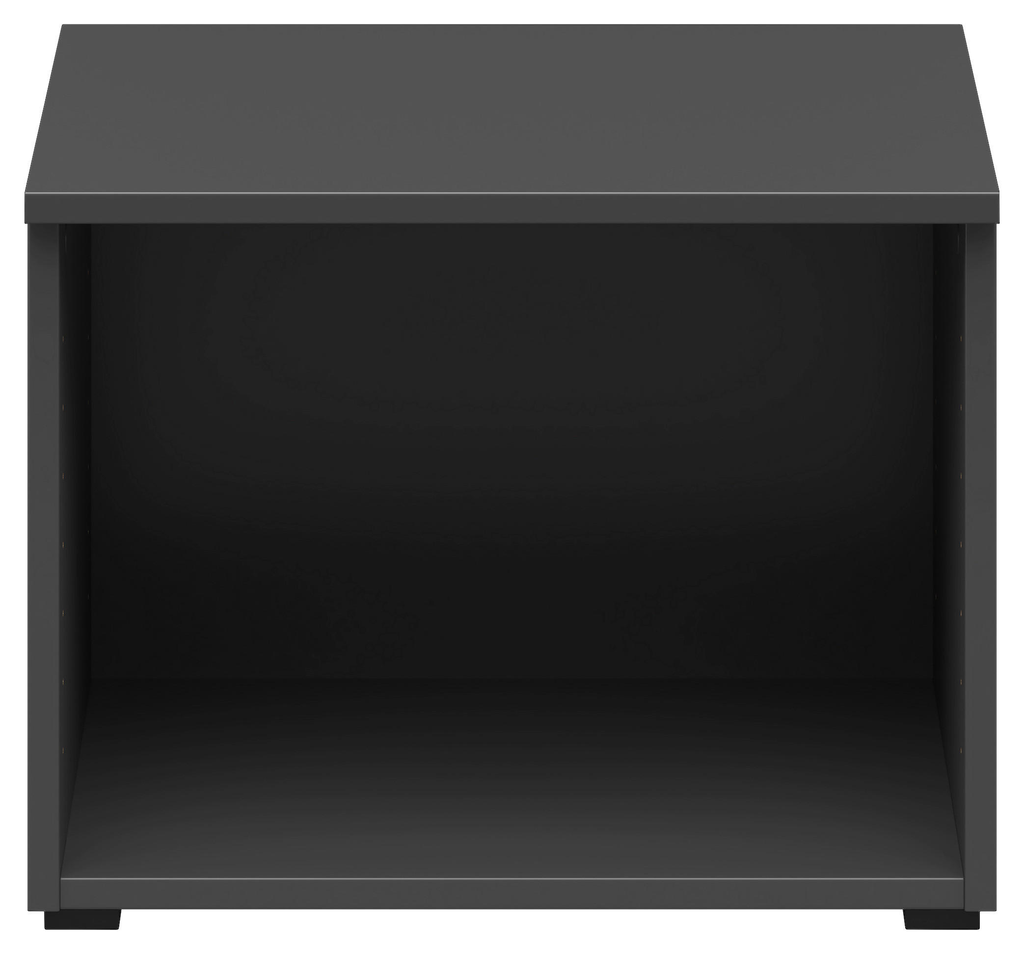 REGÁLOVÝ NADSTAVEC - grafitová, Modern, kompozitné drevo (45/35/40cm) - Carryhome