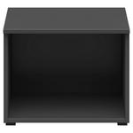 REGALAUFSATZ Graphitfarben  - Graphitfarben, MODERN, Holzwerkstoff (45/35/40cm) - Carryhome