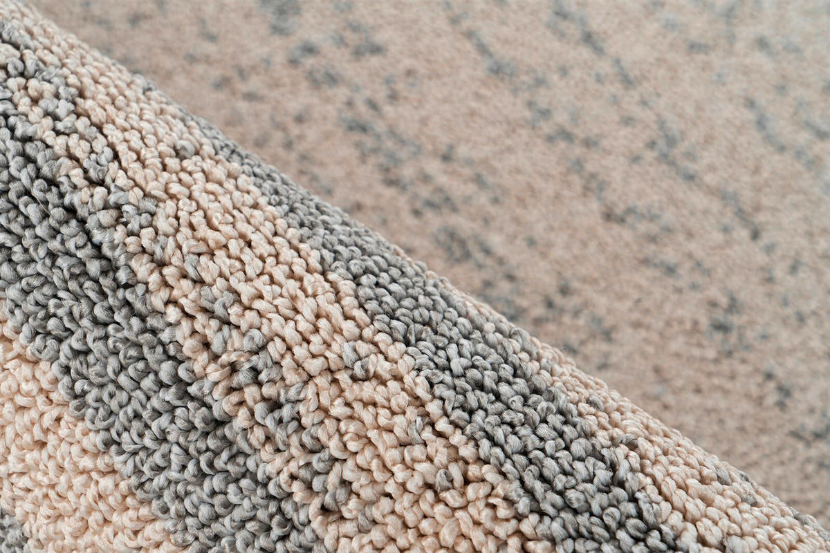 TEPPICH 160/230 cm Gene 125 Creme / Blau Blau, Creme  - Blau/Creme, KONVENTIONELL, Textil (160/230cm)