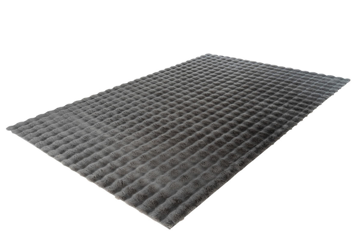 HOCHFLORTEPPICH 80/150 cm Harmony 800 Graphite Graphitfarben  - Graphitfarben, KONVENTIONELL, Textil (80/150cm)