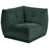 SOFAELEMENT in Cord Dunkelgrün  - Dunkelgrün, Trend, Textil (105/80/105cm) - Livetastic
