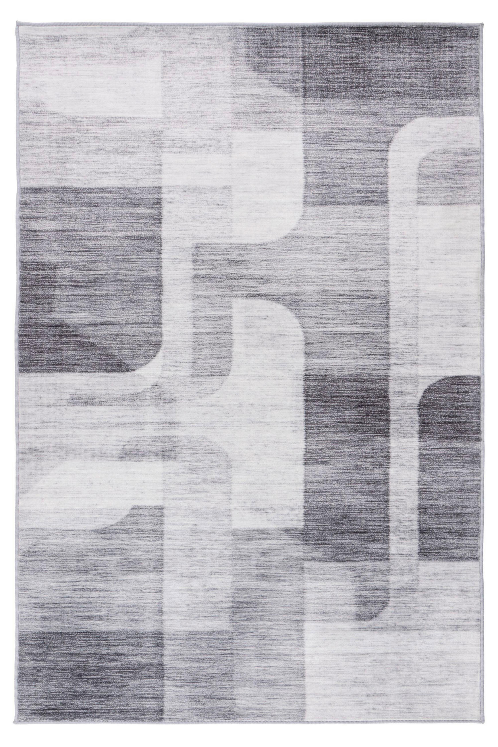 FLACHWEBETEPPICH 120/170 cm Silberfarben rechteckig  - Silberfarben, Basics, Textil (120/170cm) - Kayoom