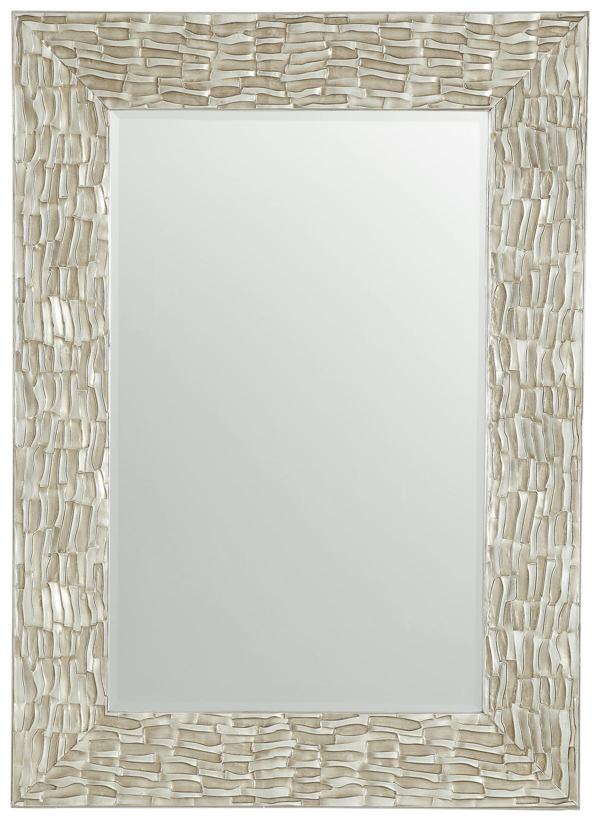 WANDSPIEGEL 75/105/2,5 cm    in rechteckig  - Silberfarben, LIFESTYLE, Glas/Holzwerkstoff (75/105/2,5cm) - Xora