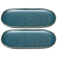 SERVIERPLATTE Matera     - Blau, LIFESTYLE, Keramik (22/2/12cm) - Leonardo