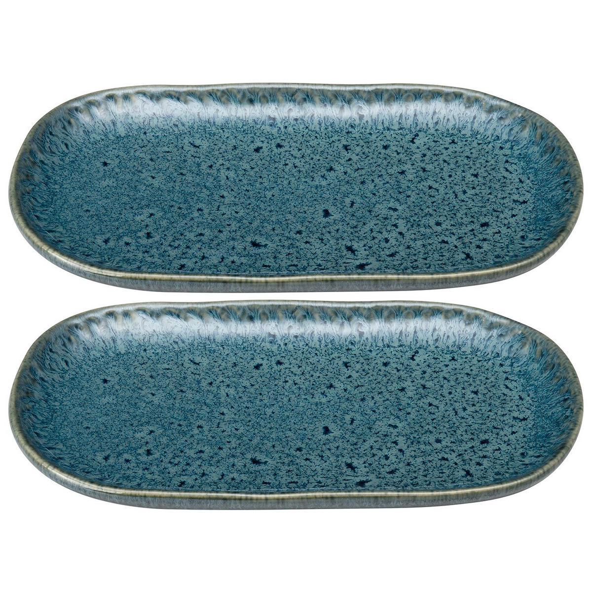 SERVIERPLATTE Matera     - Blau, LIFESTYLE, Keramik (22/2/12cm) - Leonardo