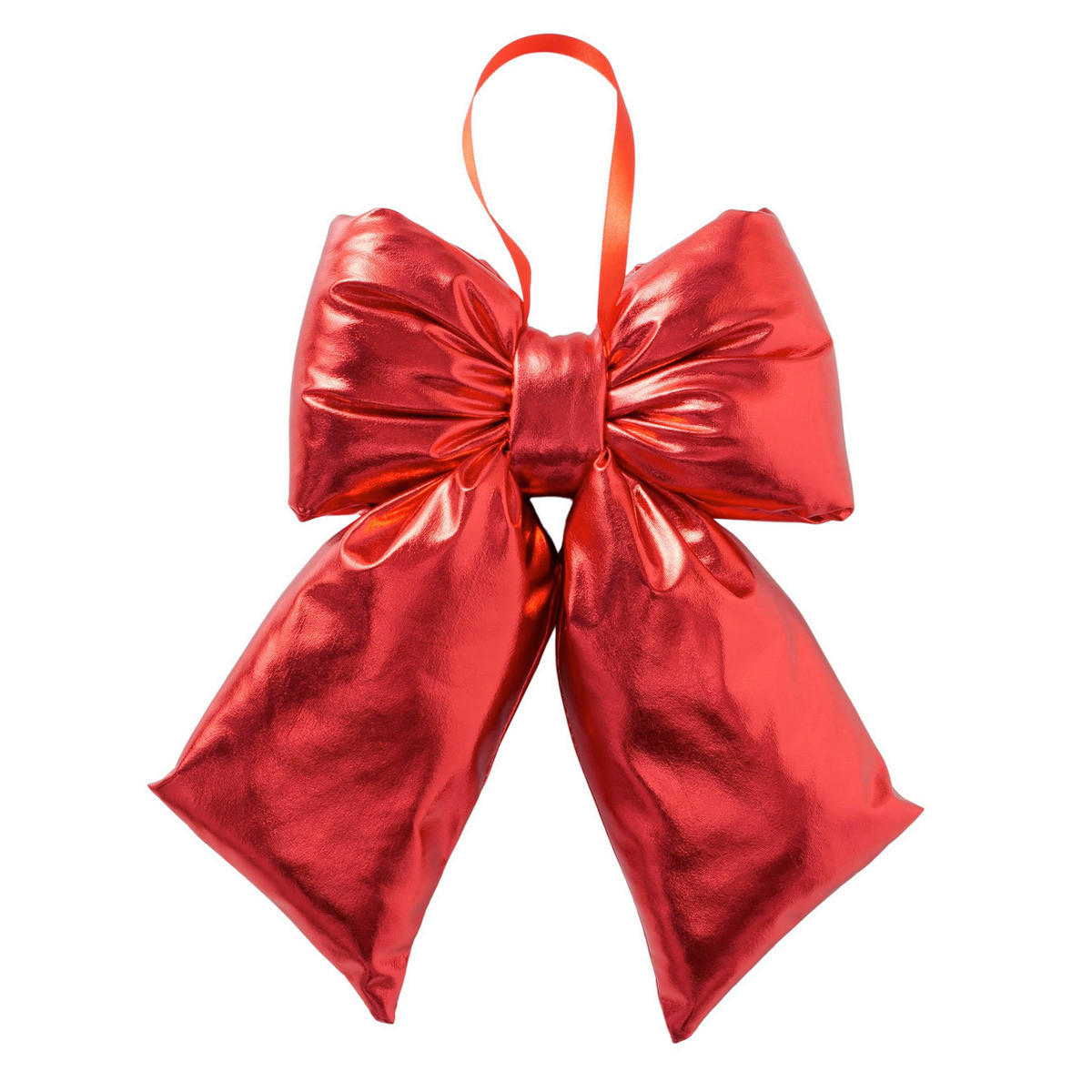 ZÁVESNÁ DEKORÁCIA - červená, Basics, textil (32/32/6,5cm)