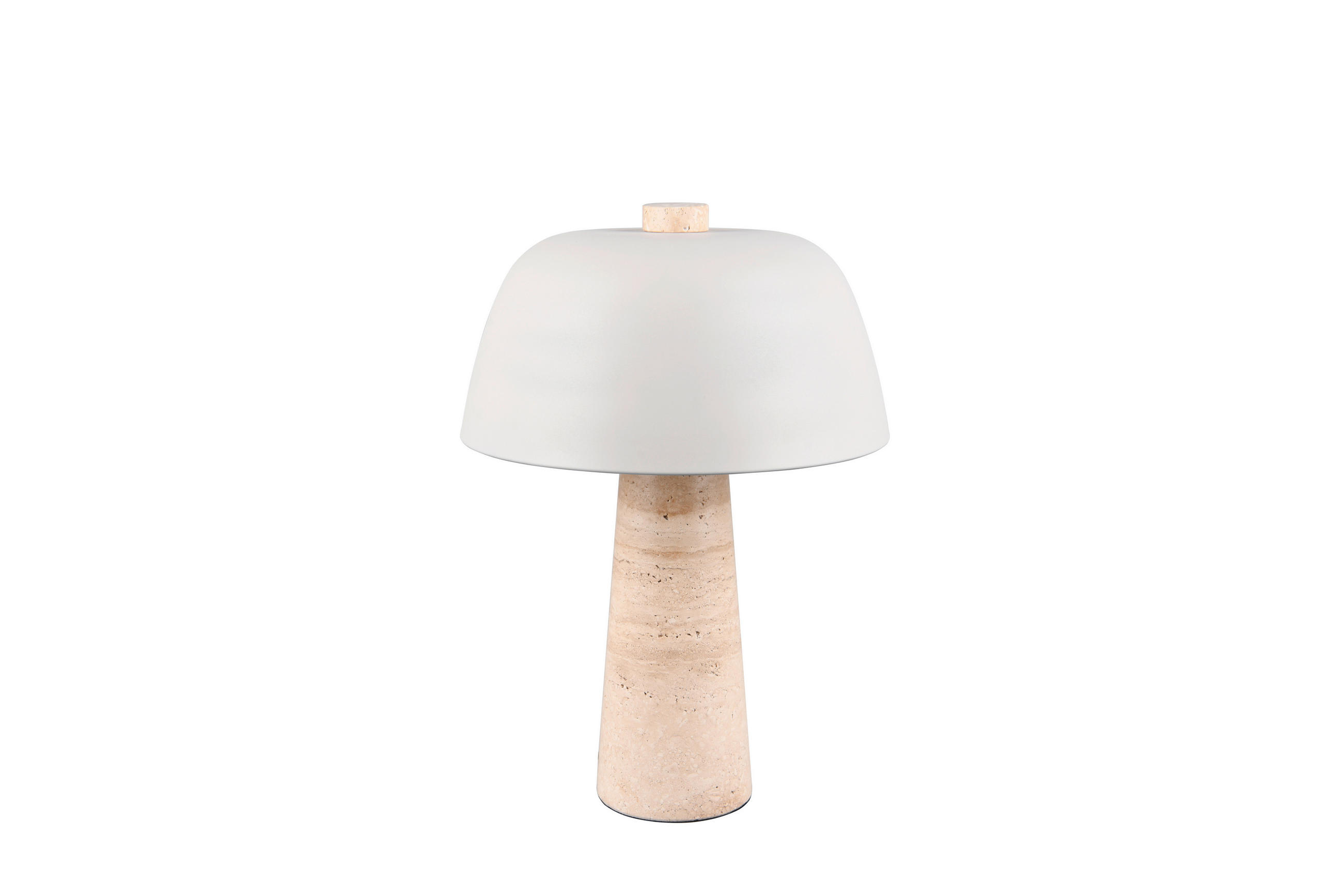 STONA LAMPA - svetlosiva/bež, Osnovno, kamen/metal (29/41cm)