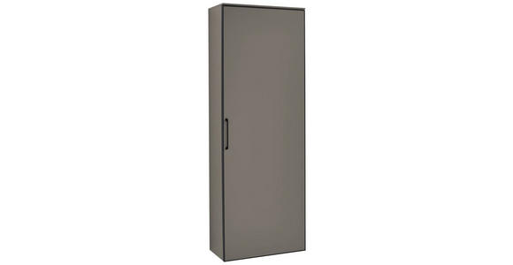 GARDEROBENSCHRANK 60/169/31 cm  - Fango/Anthrazit, Design, Holzwerkstoff/Metall (60/169/31cm) - Novel