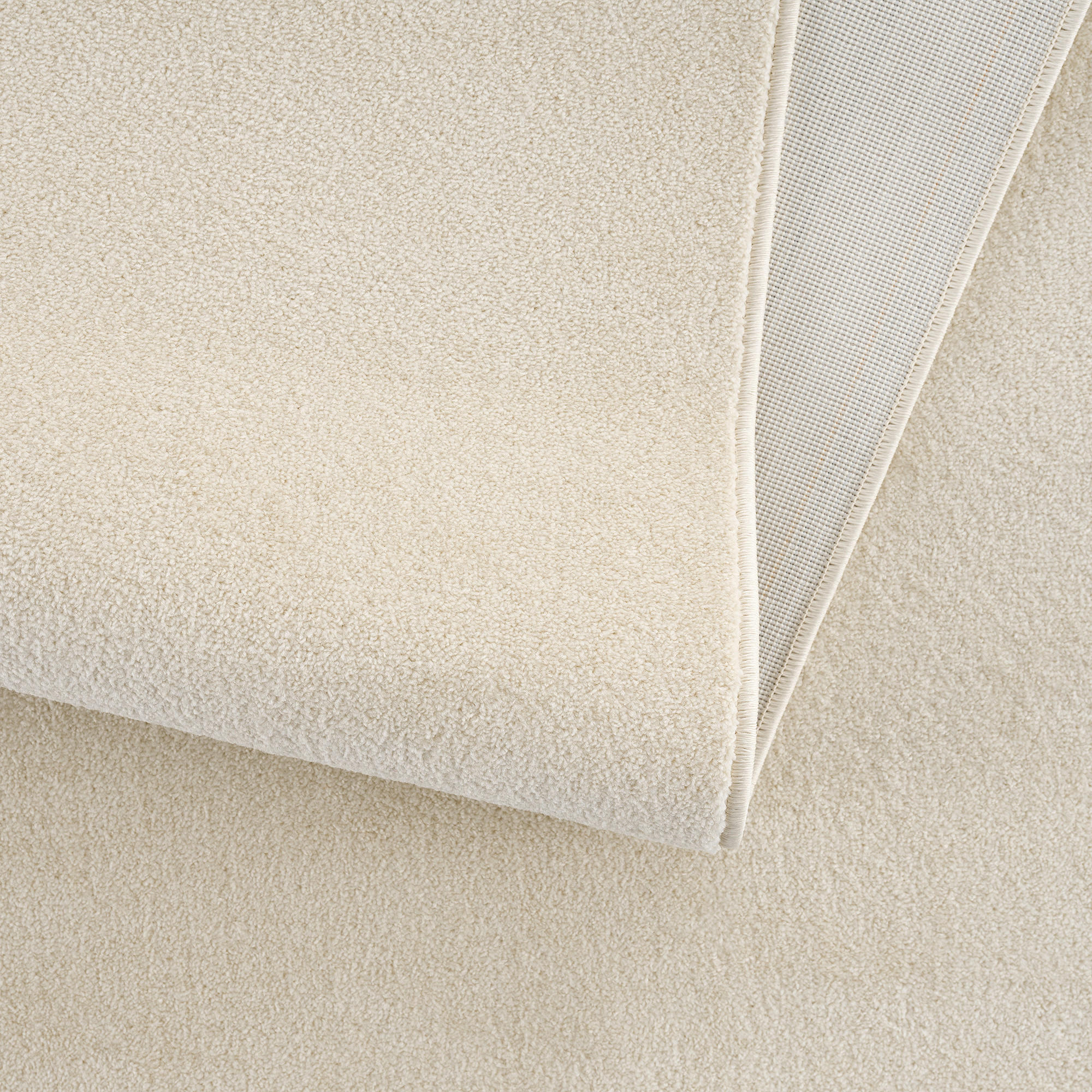 WEBTEPPICH 200/290 cm Uni Creme  - Creme, LIFESTYLE, Kunststoff/Textil (200/290cm) - Novel