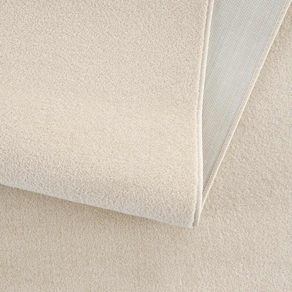 WEBTEPPICH 120/170 cm Uni Creme  - Creme, LIFESTYLE, Kunststoff/Textil (120/170cm) - Novel